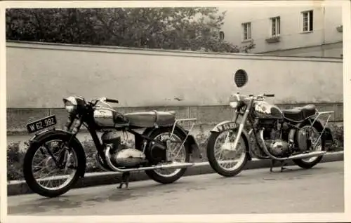 Foto Ak Motorräder, Jawa 350 & Horex