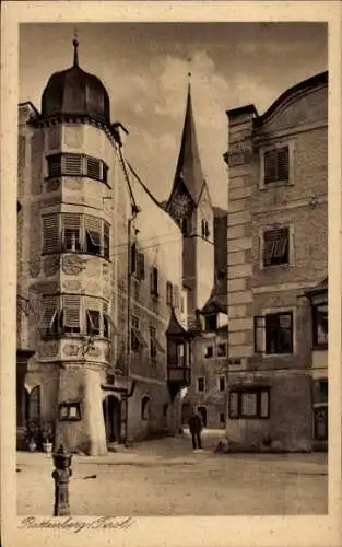 Ak Rattenberg in Tirol, Straßenpartie