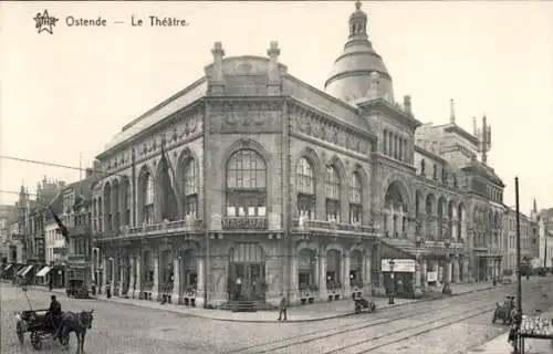 Ak Ostende Ostende Westflandern, Theater