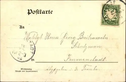 Ak München, Wittelsbacherbrunnen