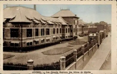 Ak Auchel Pas de Calais, Les Grands Bureaux des Mines de Marles