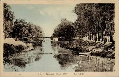 Ak Auxonne Côte-d'Or, Kanal