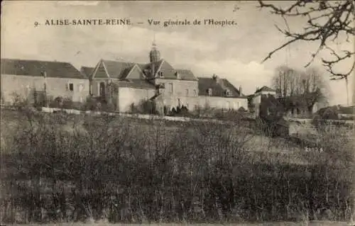 Ak Alise Sainte Reine Côte-d'Or, vue generale de l'Hospice