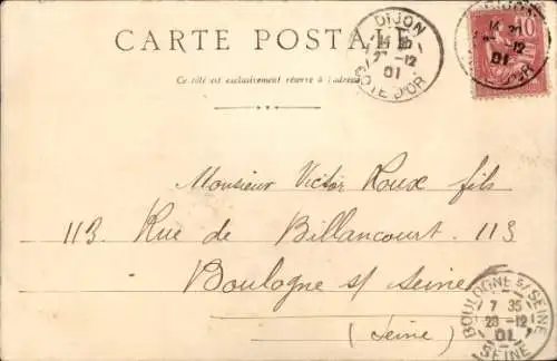 Ak Dijon Côte d'Or, Statue de Rameau