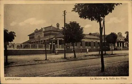 Ak Longueau Somme, Mairie, Salle des Fetes