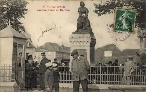Ak Le Crotoy Somme, Jeanne d'Arc at Marche