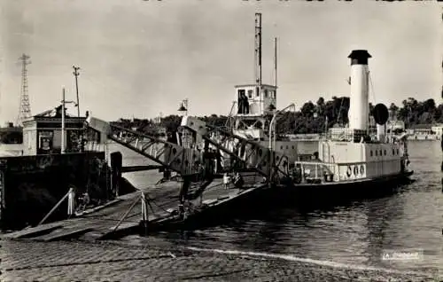 Ak Notre-Dame de Bondeville Seine Maritime, Le Bac