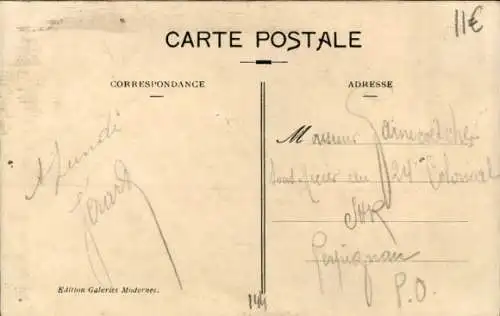 Ak Marlotte Seine et Marne, Grande Rue, Poste