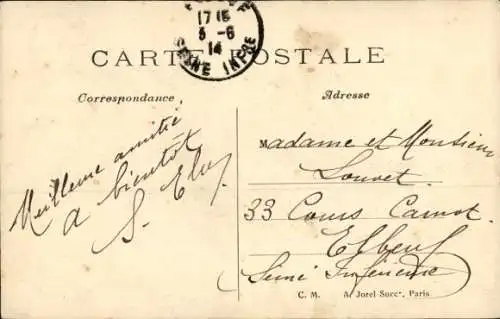 Ak Vernon Eure, Schloss Bizy