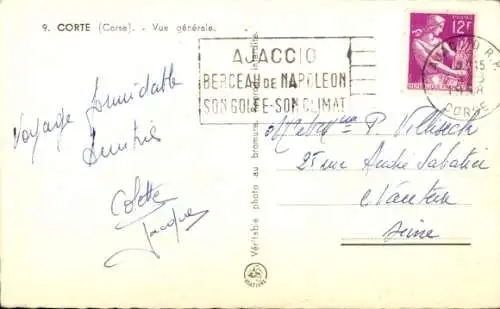 Ak Corte Haute Corse, Gesamtansicht
