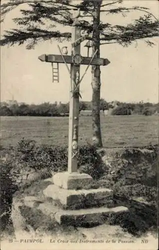 Ak Paimpol Côtes d’Armor, Croix aux Instruments de la Passion