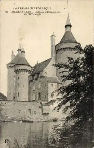 Ak Chénérailles Creuse, Chateau d'Etangsanne