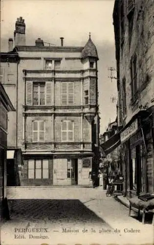 Ak Périgueux Nouvelle-Aquitaine Dordogne, Maison de la place du Coderc