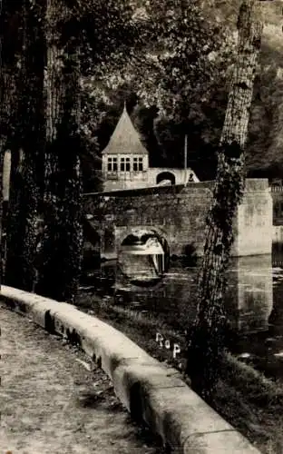 Ak Brantôme Dordogne, Pont Coude, Pavillon Renaissance