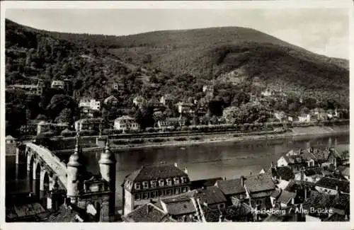 Ak Heidelberg am Neckar, alte Brücke