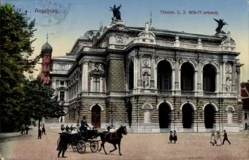Ak Augsburg, Theater