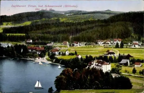 Ak Titisee Neustadt im Breisgau Hochschwarzwald, Totalansicht