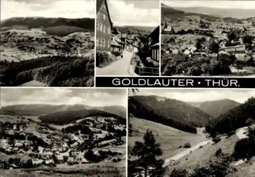 Ak Goldlauter Heidersbach Suhl in Thüringen, Panorama vom Ort