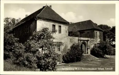 Ak Senftenberg in der Niederlausitz, ehemaliges Schloss, Heimatmuseum