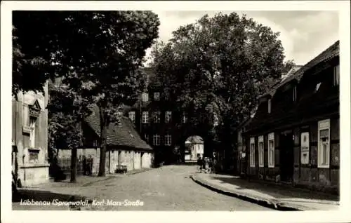 Ak Lübbenau im Spreewald, Karl-Marx-Straße