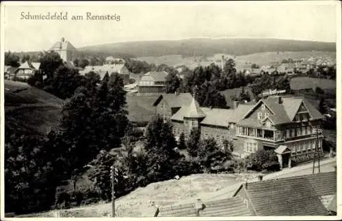 Ak Schmiedefeld am Rennsteig Suhl Thüringen, Panorama