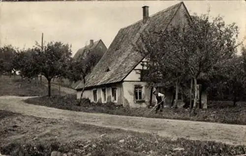 Ak Reinsdorf Waldheim in Sachsen, Altes Haus