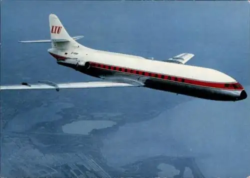 Ak Caravelle SE 210 10 R, Passagierflugzeug der LTU, D ABAP