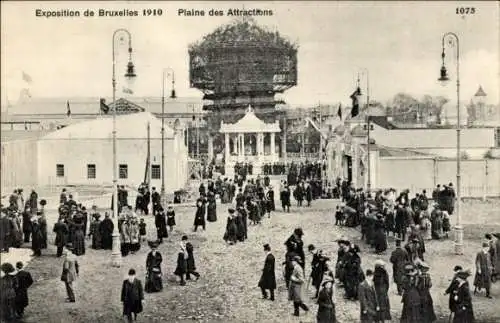 Ak Brüssel Brüssel, Ausstellung 1910, Plaine des Attractions