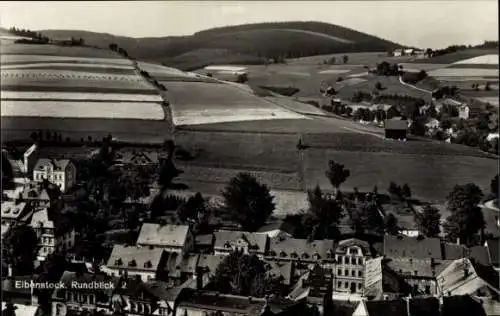 Ak Eibenstock im Erzgebirge Sachsen, Rundblick