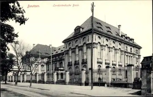 Ak Bautzen in der Oberlausitz, Landständische Bank