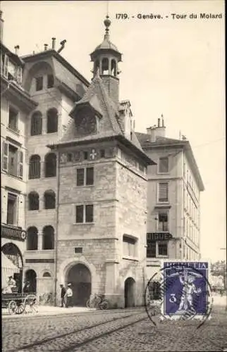 Ak Genf Genf Schweiz, Tour du Molard