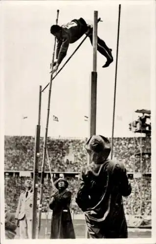 Ak Berlin, Olympische Spiele 1936, Stabhochspringer Meadows