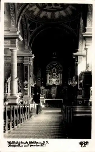 Foto Attnang Puchheim in Oberösterreich, Kircheninneres, Altar mit Gnadenbild