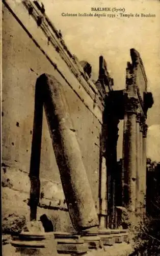 Ak Baalbek Libanon, Tempel des Bacchus