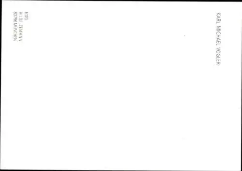 Ak Schauspieler Karl Michael Vogler, Portrait, Autogramm