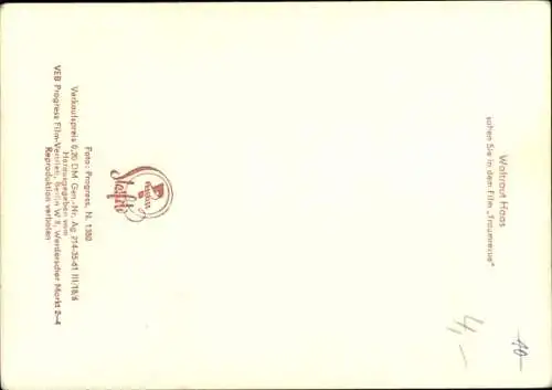 Ak Schauspielerin Waltraut Haas, Portrait, Traumrevue, Autogramm
