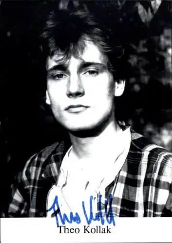 Ak Schauspieler Theo Kollak, Portrait, Autogramm