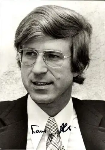 Ak Moderator Franz Alt, Portrait, Autogramm