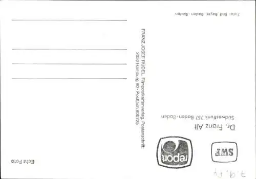 Ak Moderator Franz Alt, Portrait, Autogramm