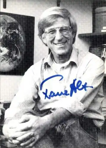 Ak Moderator Franz Alt, Portrait, Autogramm