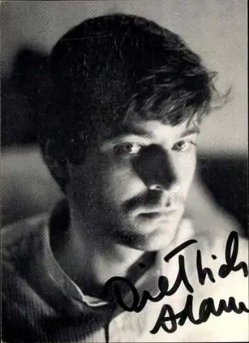 Ak Schauspieler Dietrich Adam, Portrait, Autogramm