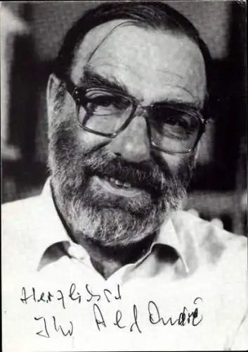 Ak Schauspieler Alf Andre, Portrait, Autogramm