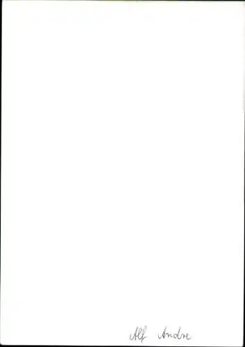 Ak Schauspieler Alf Andre, Portrait, Autogramm