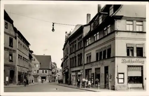 Ak Lutherstadt Eisleben, Wilhelm Pieck Straße, Buchhandlung