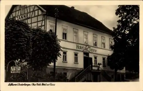 Ak Finsterbergen Friedrichroda Thüringen, Hotel zur Tanne