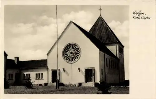 Ak Wolfen in Sachsen Anhalt, Katholische Kirche