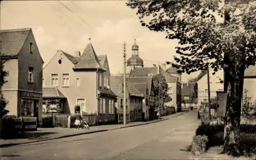 Ak Zipsendorf Meuselwitz im Altenburger Land, Geschwister Scholl Straße, Salon Heumer