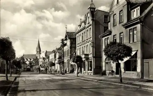 Ak Leinefelde im Eichsfeld Thüringen, Bahnhofstraße