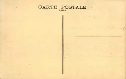 Ak Pontorson Some, Hotel Duguesclin, Straßenbahn