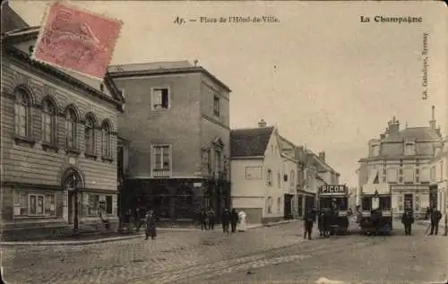 Ak Ay Marne, Place de l’Hotel de Ville